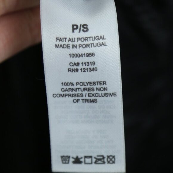 Dynamite Black High-Rise Pleated Flowy Relaxed Wide-Leg Pants Size Small - Picture 3 of 6